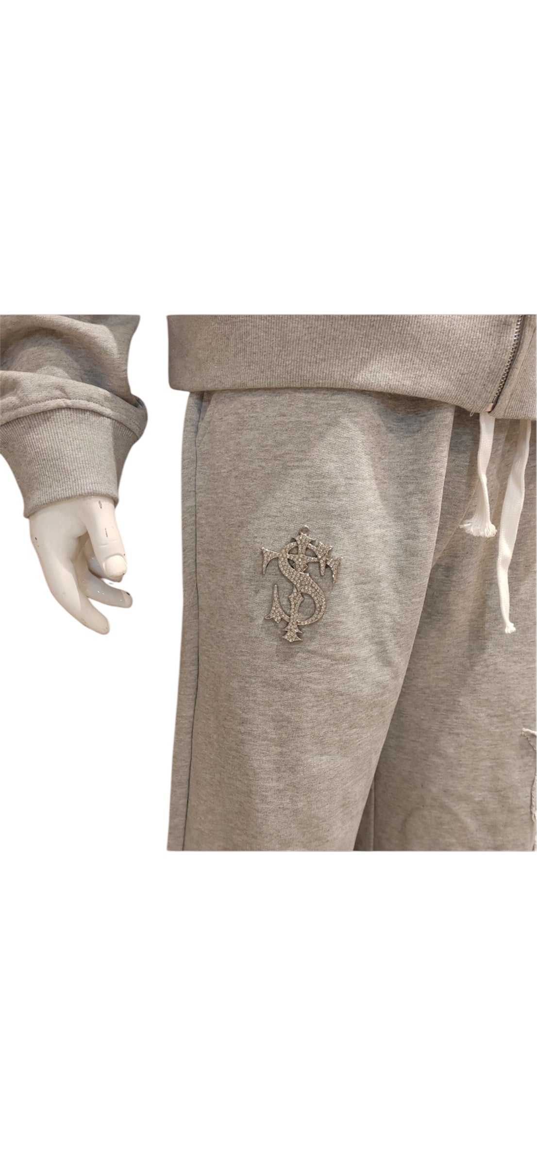STARSTRUCK LOGO PANTS GRAY