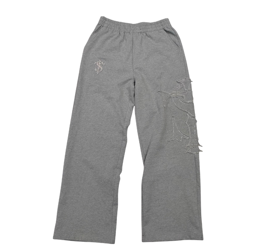 STARSTRUCK LOGO PANTS GRAY