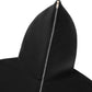 Cropped Full-Zip Boxy Logo Hoodie